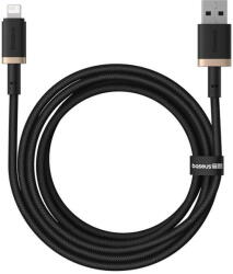 Baseus Dura Type A to IP 2.4A 2 m fast charging cable Black, Gold (P10377801U01-02) - vexio