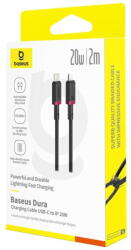 Baseus Dura Type C fast charging cable for iP 20 W 2 m Black, Red (P10377800U01-03) - vexio