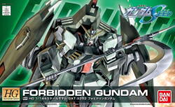 BANDAI Hg 1/144 R09 Forbidden Gundam (gun85515p) - vexio Figurina