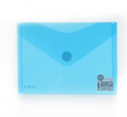 Office Box Mapa plastic Office box A5, prindere tip arici, in V, albastru FR90426