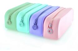 Office Box Penar tip etui dreptunghiular Office box, Blush, silicon, diverse culori pastel FR58105 Penar