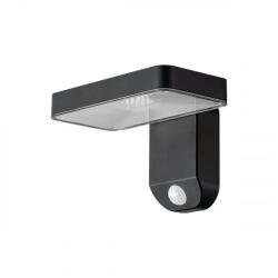 OPTONICA LED Lámpatest Napelemes Oldalfali 9 W Meleg Fehér Mozgásérzékelős Fekete Négyzet Kültéri Ip44
