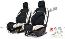 Suzuki SX4 Üléshuzat - Fehér/Fekete - Első 2 Ülés (ck-05feherk-2DB-A290)