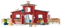 Schleich 42606 Nagy istálló állatokkal játékszett - Farm World (SLH42606)