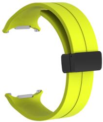 Cellect Samsung Galaxy Watch Ultra, 24 mm, Neon zöld, Mágneses, Szilikon, Óraszíj