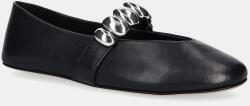 ALDO balerini de piele FIGGIS culoarea negru, 13966755 PPYA-OBD3GJ_99X (13966755)