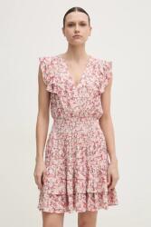 DKNY rochie culoarea roz, mini, evazati, DJ4D9012 PPYA-SUD1LH_03B (DJ4D9012)