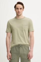 Marc O'Polo tricou din bumbac bărbați, culoarea verde, uni, M23217651204 99KK-TSM2B8_77X (M23217651204)