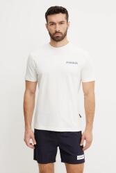 Napapijri tricou din bumbac S-Sovana bărbați, culoarea alb, cu imprimeu, NP0A4IE42061 PPYA-TSM18W_00X (NP0A4IE42061)