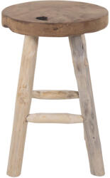 House Nordic Badia sámli, teak fa, natúr, 4 lábbal 30x45 cm (1501100) - leziteronline