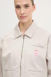 adidas Originals jacheta de bumbac AOP CROP JACKET PPYA-KUD0BL_80X (JC8853)