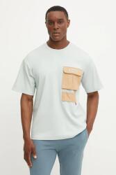 Columbia tricou Cove Beach bărbați, culoarea turcoaz, cu imprimeu, 2126091 PPYA-TSM0MO_06X (2126091)