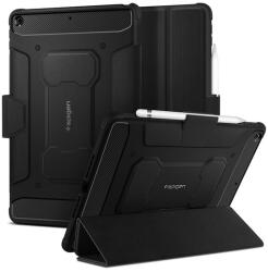 Spigen Rugged Armor Pro Apple iPad 10.2" Fekete Oldalra Nyíló Tablet Tok