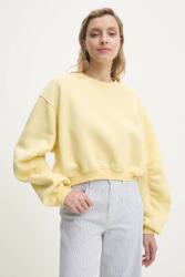 ANSWEAR bluza femei, culoarea galben, neted BBYA-BLD00L_11X (LD2275.HWK)