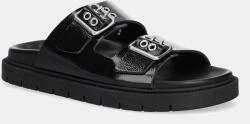 Copenhagen papuci din piele Suede femei, culoarea negru, CPH796 PPYA-KLD13H_99X (CPH796)
