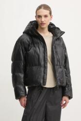 adidas by Stella McCartney geacă TrueNature femei, culoarea negru, de iarnă, IW9842 9BYH-KUD1UC_99X (IW9842)