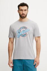Columbia tricou din bumbac culoarea gri, cu imprimeu PPY8-TSM1F1_90X (1888813)