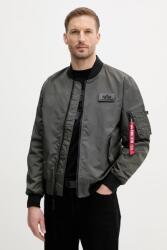 Alpha Industries geacă bomber Alpha Industries Ma-1 Ttc bărbați, culoarea gri, de tranziție 126101.136-grey 99KK-KUM0NB_90Y (126101.136)