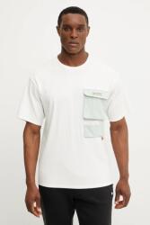 Columbia tricou Cove Beach bărbați, culoarea alb, cu imprimeu, 2126091 PPYA-TSM0MO_00X (2126091)