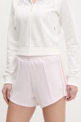 Guess pantaloni scurti YARROW femei, culoarea roz, cu imprimeu, high waist, V5GD14 KCRU2 PPYA-SZD0JN_03X (V5GD14.KCRU2)