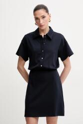 Morgan rochie RINOL culoarea bleumarin, mini, evazată, RINOL PPYA-SUD29U_59X (RINOL)