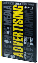 AXENT Тетрадка Axent А4 80л. Тв. К. Квадр Color Adv (1120521-02-8421-06-A)