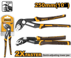 INGCO Vízpumpa fogó 250 mm CrV gyorsgombos (HPP68258)