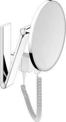 KEUCO Cosmetic mirrors kozmetikai tükör 21.2x31.4 cm kerek világítással nikkel 17612059001