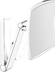 KEUCO Cosmetic mirrors kozmetikai tükör 20x31 cm téglalap alakú világítással nikkel 17613059002 (17613059002)