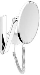 KEUCO Cosmetic mirrors kozmetikai tükör 21.2x31.4 cm kerek világítással acél 17612079001 (17612079001)
