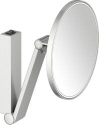 KEUCO Cosmetic mirrors kozmetikai tükör 21.2x31.8 cm kerek világítással 17612219004 (17612219004)
