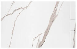 Rea Bazalt Carrara White cadita de dus dreptunghiulara x120 cm alb-bej REA-K7001 (REA-K7001)