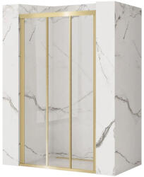 Rea Alex usi de dus 120 cm culisanta auriu periat sticla transparenta REA-K2501 (REA-K2501)