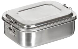 Fox Outdoor Products FoxOutdoor ebéddoboz, rozsdamentes acélból, kb. 16 x 13 x 6, 2 cm