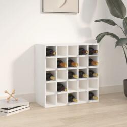 vidaXL fehér tömör fenyőfa borszekrény 56 x 25 x 56 cm (821538)