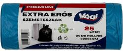  Prémium szemeteszsák extra erős 25 literes kék 20db/csg 50x55cm 12 micron