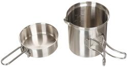 Fox Outdoor Products rozsdamentes acél bögre és serpenyő készlet