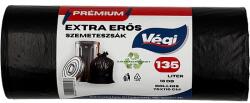  Standard szemeteszsák extra erős 135 literes fekete 10db/csg 70x110cm 25 micron