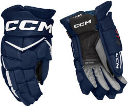 CCM JetSpeed FT8 Navy/White Junior Hokikesztyűk 11 hüvelyk