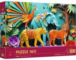 Trefl 40051 - 40 Éves Jubileum - Dzsungel - 160 db-os Paper Art puzzle