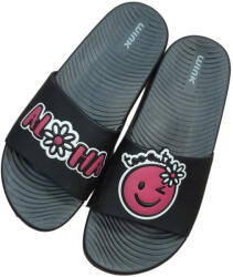 WINK Aloha feliratú fekete papucs-39 (ST11477-F39)