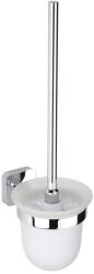 SAPHO BEMETA TASI WC kefetartó, fehér kefével, 110x370x145mm, króm (154113012) (IS008) (IS008)