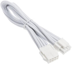SilverStone EPS 8-pin - EPS/ATX 4+4-pin kábel, 300 mm - fehér (SST-PP07E-EPS8W-V2)