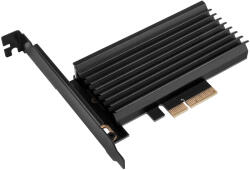 SilverStone SST-ECM24-ARGB - PCI-E Gen4 bővítőkártya M. 2 (NGFF) - hűtővel, ARGB (SST-ECM24-ARGB)