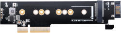 SilverStone SST-ECM28 M. 2/SATA adapter kártya, PCIe 4.0, 1x M-Key, 1x SATA (SST-ECM28)