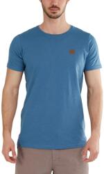 Fundango Jaggy Structured T-Shirt férfi rövid ujjú póló S kék