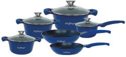 Cheffinger 10 részes tapadásmentes bevonatú edénykészlet Blue (CF-DA1010 Blue)