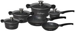 Cheffinger 10 részes tapadásmentes bevonatú edénykészlet Black (CF-DA1010 Black)
