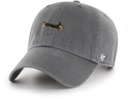 47 brand pamut baseball sapka Dog Base Runner Icon szürke, sima, XX-BSRIC1411GWS-CCC - szürke Univerzális méret