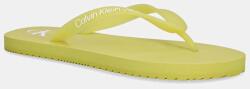 Calvin Klein Jeans flip-flop BEACH SANDAL TRANSPARENT TPU zöld, lapos talpú, YW0YW01829 - zöld Női 40